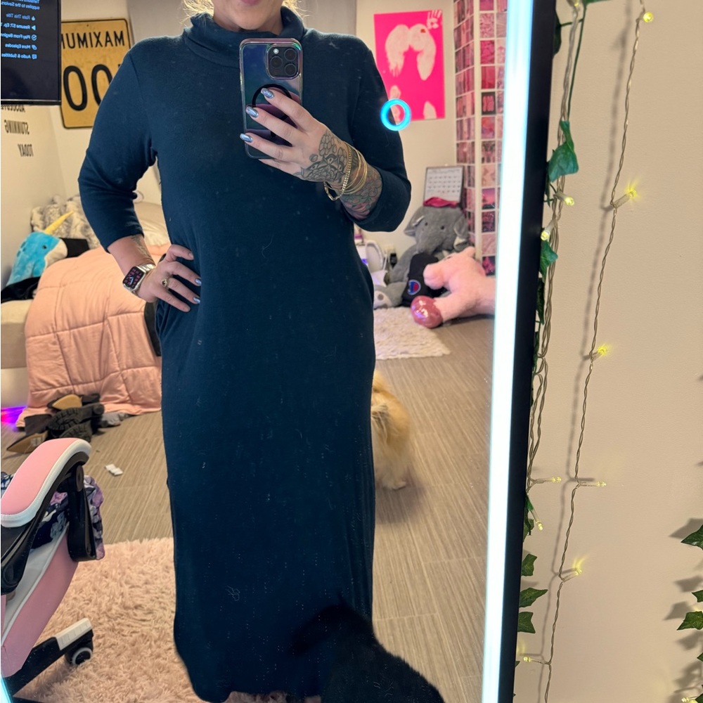 This maxi dress is just what you need for the office OR dinner out!